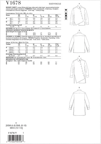 Miniatura 2 de Patrón Vogue L-XL-XXL, Varios