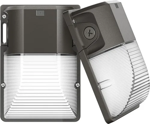 Miniatura 11 de CINOTON Paquete de luz LED de pared 3CCT de 30 W con sensor de atardecer a amanecer, 3000 K/4000 K/5000 K seleccionable, 3600 LM, luces de pared al