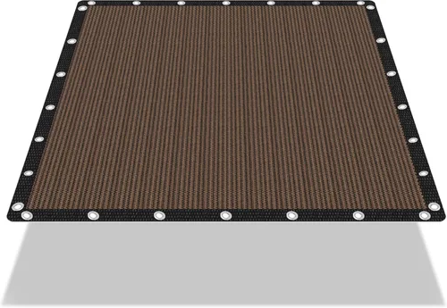 Miniatura 18 de EMERIT 90% Tela de sombra para patio, jardín, pérgola, toldo con ojales (gris, 10 x 14 pies)