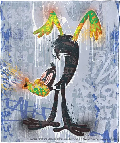 Miniatura 6 de Northwest Looney Tunes - Manta de seda táctil, 50 x 60 pulgadas, cuenco de cereales