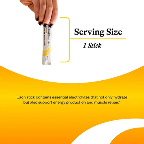 Miniatura 3 de Seeking Health Optimal Electrolyte Sticks - Bebida de electrolitos para hidratación, apoyo para la recuperación del corazón y los músculos† - Apoya