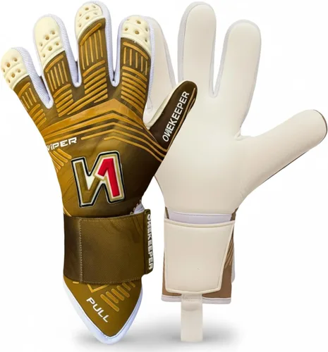 ONEKEEPER Viper - Guantes de portero de nivel profesional para niños, jóvenes y adultos | Guantes de portero de fútbol GK | Látex de contacto de