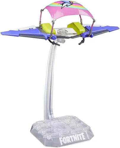 Fortnite Victory Royale Series Llamacorn Express - Planeador coleccionable para figura de acción con soporte de exhibición, a partir de 8 años, 6