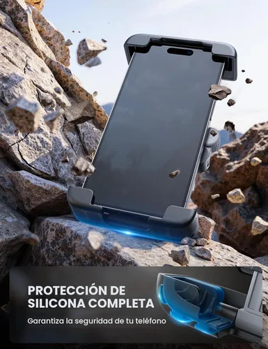 Miniatura 6 de Lamicall Soporte para teléfono de bicicleta y motocicleta - [Bloqueo rápido de 1s] Clip para teléfono celular de bicicleta, abrazadera para manubrio