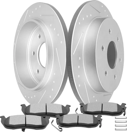 Miniatura 23 de Kit de Frenos SCITOO para Delantero Rotores de Freno y Pastillas de Freno Cerámicas para 2006-2008 para Dodge para Ram 1500, 2003-2008 para Dodge