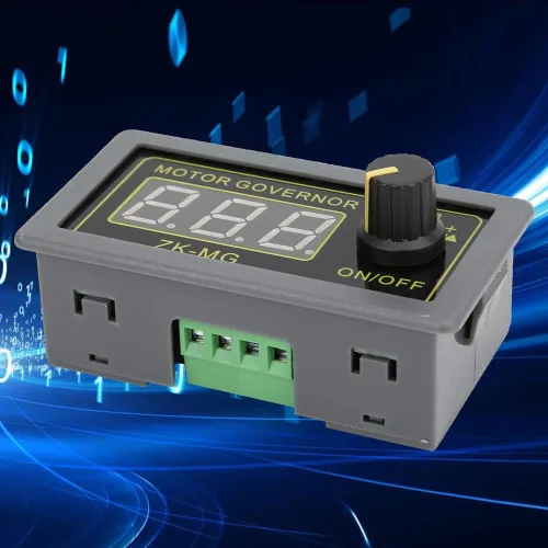 Miniatura 7 de DEWIN PWM Motor Driver, DC 5V 12V 24V 150W controlador de velocidad del motor regulador de velocidad ajustable con interruptor de perilla variable