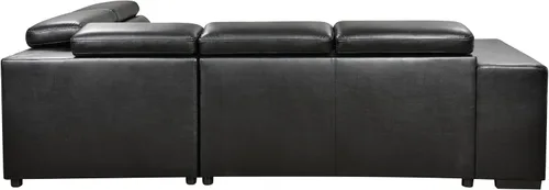Miniatura 7 de THSUPER Sofá Seccional Reclinable de Cuero de 103 pulgadas en Forma de L con Cama Extraíble y Otomana de Almacenamiento, Sofás Convertibles