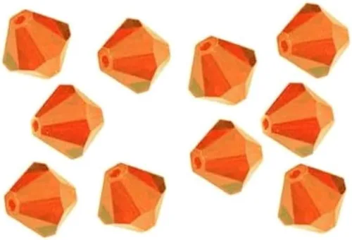 Miniatura 21 de 100 piezas auténticas Preciosa de 3 mm (0,12 pulgadas) cuentas sueltas de cristal bicono facetado pequeño amatista púrpura compatibles con cristales