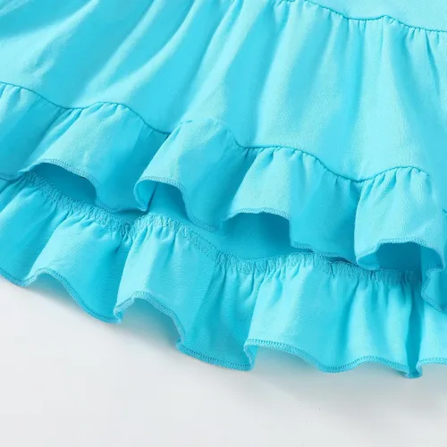 Miniatura 151 de Kucnuzki Conjunto de ropa para bebé niña pequeña, camisa de manga con volantes, pantalón floral, ropa de otoño e invierno para niña