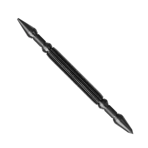 Miniatura 9 de Juego de 2 piezas de botador de clavos de doble cabeza, botador de clavos de doble cabeza, punzón perforador central con resorte, herramienta