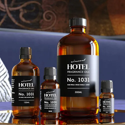 Miniatura 6 de AirScent Aceite Difusor de Hotel No. 1031 - Pétalos de Rosa Vainilla Especiada Ámbar - Duplicado de Aroma de Hotel - Aceite de Fragancia Premium