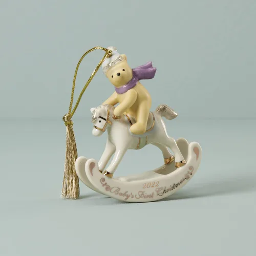 Miniatura 2 de Lenox 893723 2022 Winnie The Pooh Primer ornamento, Navidad Pequeño