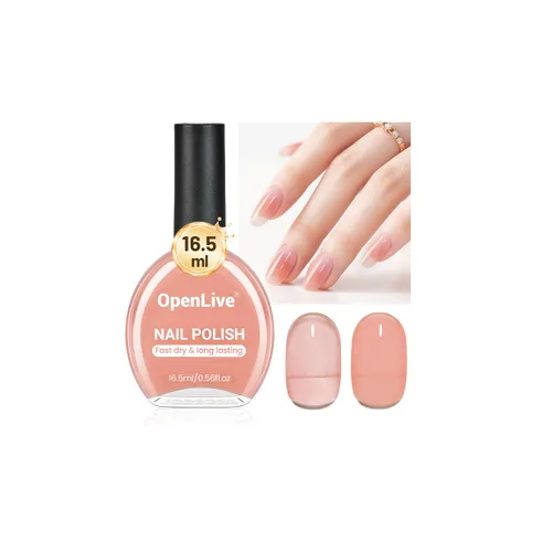 Miniatura 12 de OpenLive 16.5ml Gel Jelly Baby Blue Esmalte de uñas de gran volumen de secado rápido, brillo de larga duración, arte de uñas para uñas de manos
