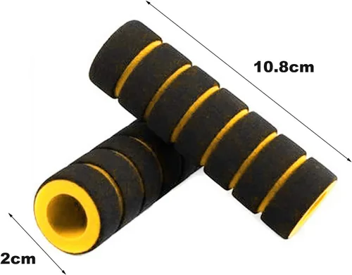 Miniatura 2 de 1 par de empuñaduras de manillar de bicicleta espuma suave MTB bicicleta bicicleta antideslizante agarre Ciclismo Riding Handle Covers