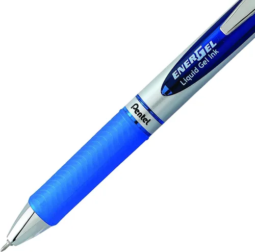 Miniatura 5 de Pentel Energel Rtx - Bolígrafo retráctil de punta de aguja de 0.012 in, 3 negros y 3 azules, paquete de 6