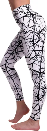 CompressionZ - Leggings de compresión de cintura alta para mujer, para hacer yoga, correr, ir al gimnasio, fitness y entrenar a diario, pantalones