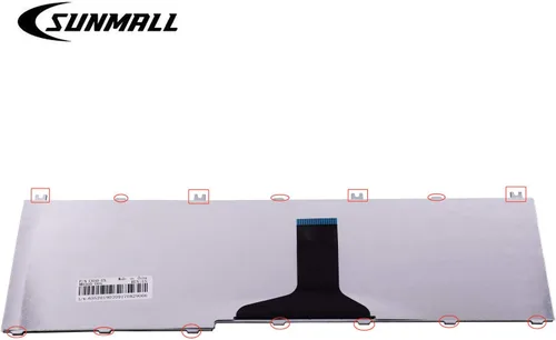 Miniatura 3 de Teclado de repuesto compatible con Toshiba Satellite C650 C650D C655 C655D C660 C660D C665 C665D L550 L550D L650D L655 L655D L670 L670D L675 L675D