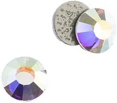 Miniatura 2 de 144 adornos de diamantes de imitación de Preciosa Viva 12 Crystal AB con parte trasera plana ss16