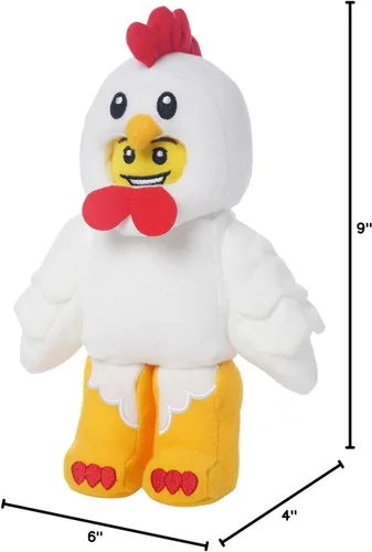 Miniatura 7 de LEGO Minifigure Chicken Suit Guy - Personaje de felpa de 9 pulgadas