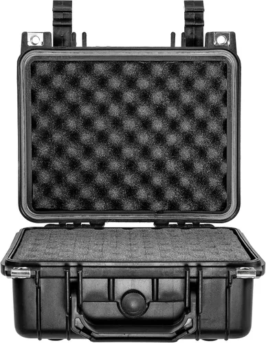 Miniatura 5 de Eylar Equipo pequeño de 10.62 pulgadas, estuche rígido para cámara impermeable con espuma (negro)