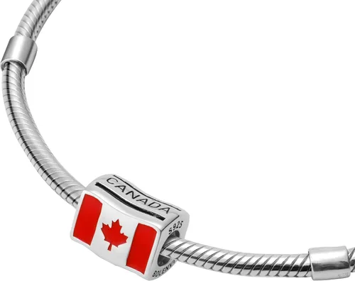Miniatura 73 de Bolenvi Banderas Travel Country, dijes para el día de la madre, plata de ley 925 para pandora y pulseras o collares similares, joyería para mujeres