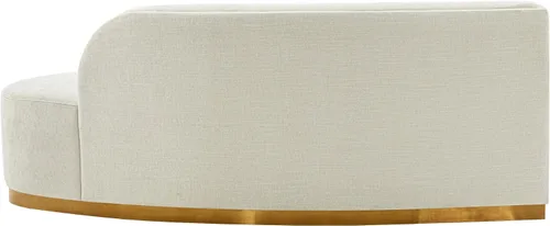 Miniatura 18 de Manhattan Comfort Daria - Sofá modular contemporáneo de 2 piezas en tapicería de lino, sofá de sala de estar de 132 pulgadas con marco de madera