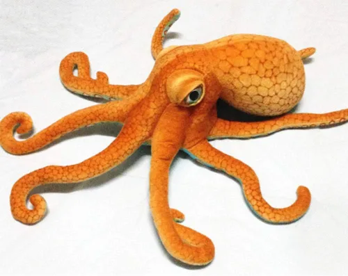 Miniatura 7 de YunNasi Pulpo de peluche grande animal marino de peluche realista pulpo suave juguete para niños 31.5 pulgadas