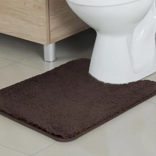 Miniatura 69 de TECHMILLY Alfombras Corredoras de Baño Super Suaves Peludas, Alfombras de Baño de Microfibra Gruesas Antideslizantes Absorbentes, Tapete de Baño