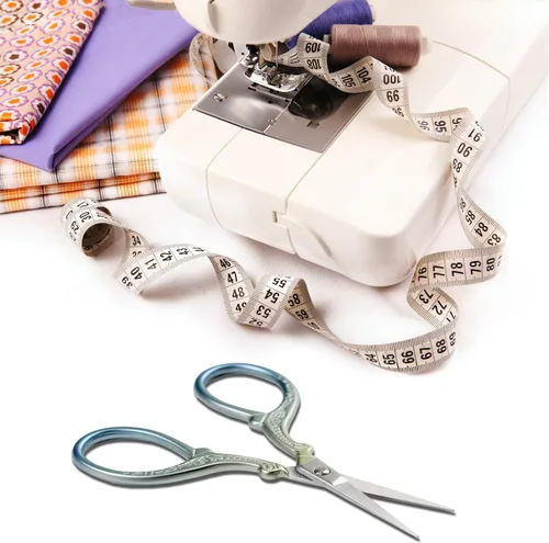 Miniatura 5 de Tijeras Pequeñas de Costura de 9 cm Tijeras de Bordado Pequeñas de Precisión con Funda de Cuero Tijera de Acero Inoxidable para Trabajo de Aguja