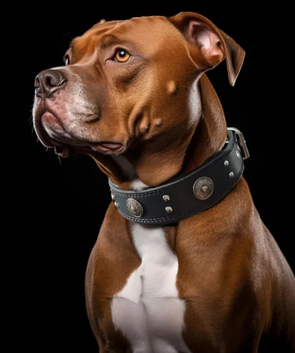 Miniatura 3 de Collar de cuero para perro, 2 pulgadas de ancho, collares de cuero genuino resistente, hecho a mano, suave y lujoso, la mejor opción llamativa