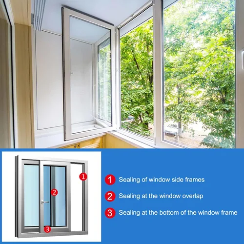 Miniatura 7 de Burlete para escobillas, tira de cepillo de 3/16 x 1/2 pulgadas x 20 pies para ranura de tarjeta para puerta corredera de PVC para puerta corredera