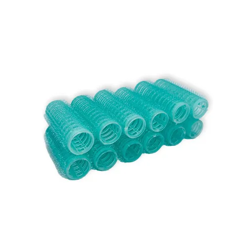Miniatura 2 de Rodillo de pelo de varilla flexible para cabello corto medio, rizador de pelo sin calor para flequillo, azul aguamarina
