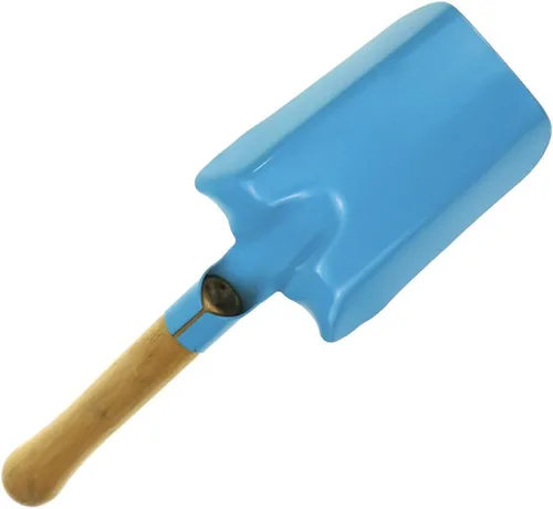 Miniatura 3 de Bitray 4 piezas mini palas de arena de madera pala de metal con mango de madera resistente herramientas de jardinería segura paleta pala