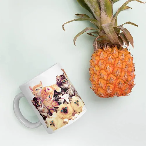 Miniatura 6 de Bonita taza de cerámica para gatos, regalo de taza de café, gran regalo para amantes de los gatos, gatos, mamá, papá, jefe, compañero de trabajo