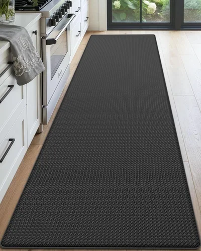 Miniatura 29 de DEXI Alfombrillas de Cocina Acolchadas Anti Fatiga, 17x59, Alfombra de Pasillo para Estar de Pie Impermeable, Espuma Viscoelástica Cómoda Acolchada