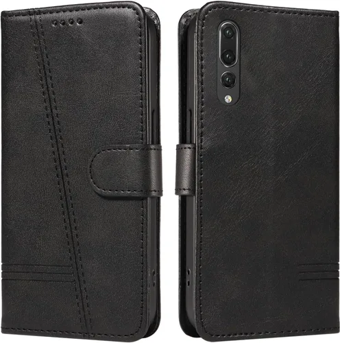 Miniatura 91 de Funda con tapa para Huawei Nova Lite 3, protección de 360 grados, a prueba de golpes, de piel sintética, con función atril y 3 ranuras