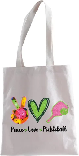Miniatura 7 de XYANFA Bolsa de cosméticos Pickleball - Multicolor, grande - Regalo para mujer - Impermeable, ligera, portátil