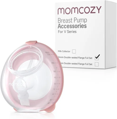 Miniatura 23 de Momcozy - Bomba extractora de leche V1 Pro de grado hospitalario, sacaleche portátil y manos libres, bomba eléctrica mejorada con 3 ritmos ajustados