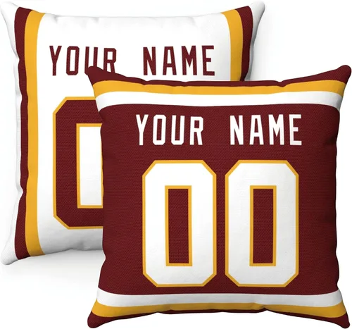 Miniatura 23 de ANTKING 2 paquetes de almohadas personalizadas con cualquier nombre y número para hombres, mujeres y niños Para Las Vegas