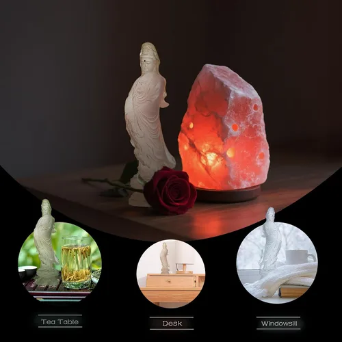 Miniatura 3 de Estatua de resina de Guan Yin – Quan Yin hecha a mano, Kwan Yin, Quan Am, Kuan Yin, Estatua de Guanyin para altar de meditación, estatua de Buda