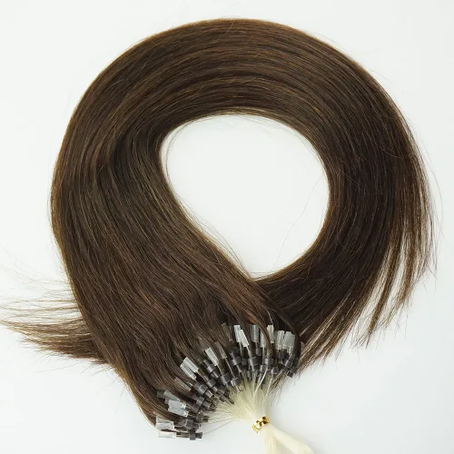 Miniatura 5 de 26" 50 g 100s Micro Anillo Bucle 100% cabello humano Extensiones Natural suave real Belleza recta pelo 100strands de regalo en uno Pack, 1