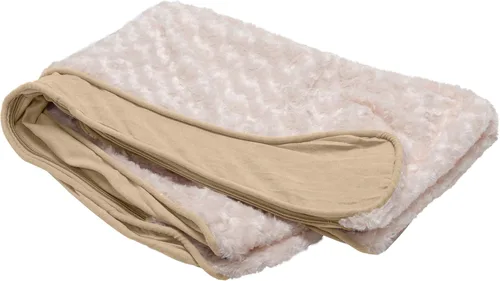 Miniatura 12 de Furhaven Funda de repuesto para cama de perro Minky Plush & Velvet Contour Luxe Lounger, lavable a máquina, gris, Jumbo (XL)