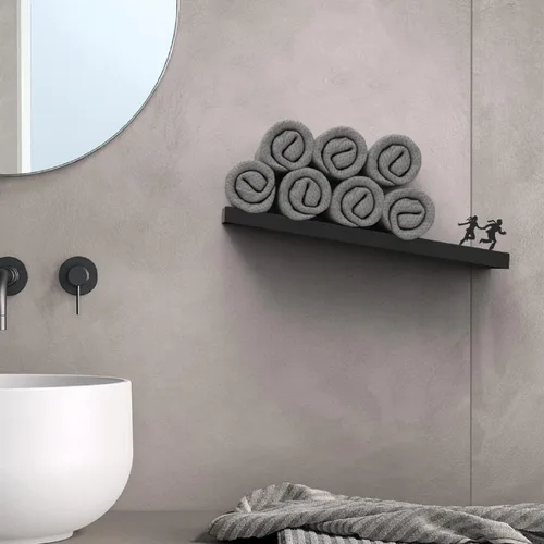 Miniatura 6 de Artori - Estante flotante de papel higiénico – Decoraciones de pared de baño, soporte de papel higiénico de pared inclinado, organizador