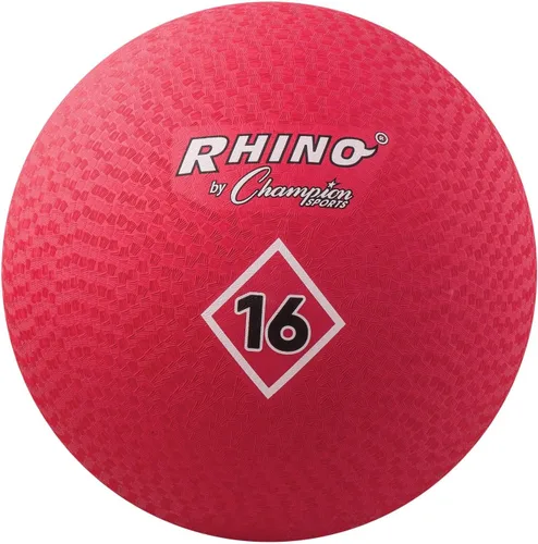 Champion Sports Playground Ball – Durable High-Bounce Ball, Sizes 5", 6", 7", 10", 13" & 16" for Gym, Recess & Play