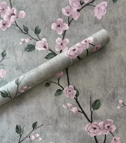 Miniatura 7 de Dviolet Papel tapiz floral verde de despegar y pegar de 17.7'' x 118'', estilo retro moderno, impermeable, extraíble, 14.5 pies cuadrados