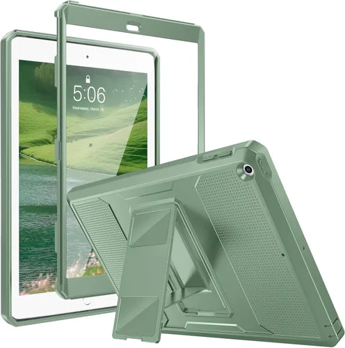 Miniatura 22 de MoKo Funda Compatible con iPad 9.7 de 2018/2017 6ª/5ª Generación - [Resistente] Funda Híbrida Protectora de Cuerpo Completo a Prueba de Golpes