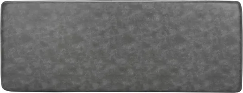 Miniatura 5 de Safavieh Home Elise - Banco rectangular de piel sintética gris y negro de 48 pulgadas