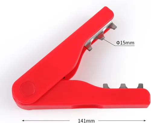 Miniatura 3 de Herramienta profesional para pelar espinas y hojas, pelador de espinas de flores, alicates de rosas, removedor de espinas inalámbrico para Rojo