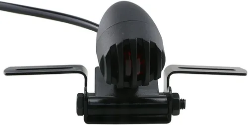 Miniatura 7 de KATUR 1 lámpara de freno para motocicleta de 12 V 10 W, licencia de freno compatible con Chopper Bobber Cafe Racer, carcasa de acero bala Motos