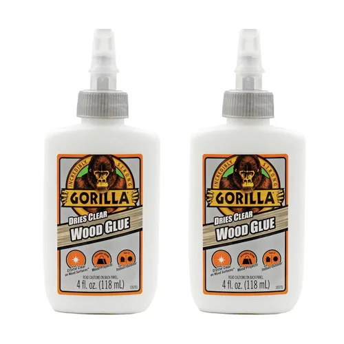 Miniatura 9 de Gorilla Pegamento para madera, color madera natural, botella de 4 onzas (paquete de 2) – Resistente al agua para proyectos y reparaciones